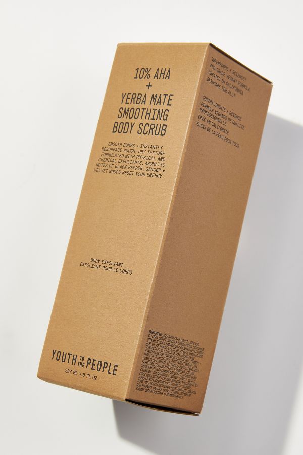 Slide View: 4: Youth To The People 10% AHA + Yerba Mate Smoothing Energy Body Scrub