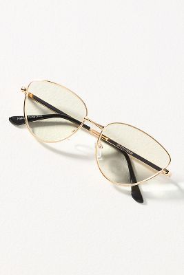 Rimless Cat-Eye Readers