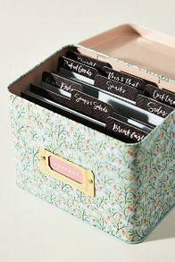 Slide View: 2: Tin Recipe Box