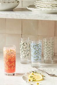 Slide View: 2: Tall Juice Glasses, Set of 4