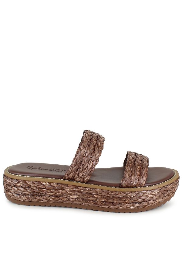 Slide View: 2: Splendid Goldi Platform Sandals