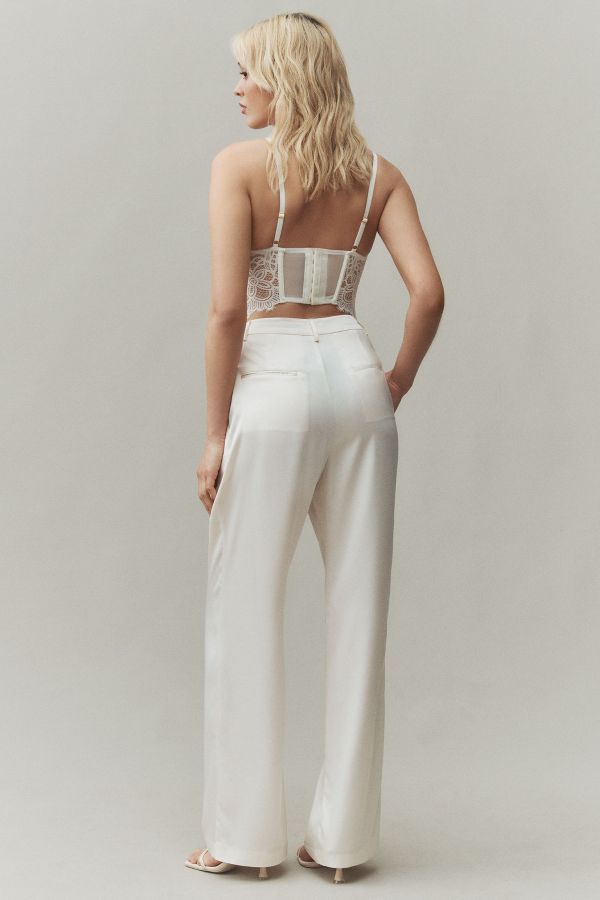 Slide View: 3: Reformation Mason Satin Pants