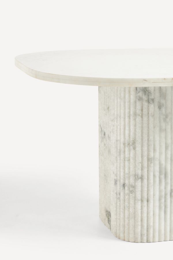 Slide View: 3: Kanta Square 48" Marble Dining Table