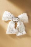 Thumbnail View 1: Velvet Rhinestone Heart Bow