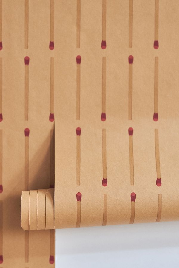 Slide View: 3: Matchstick Kraft Wallpaper