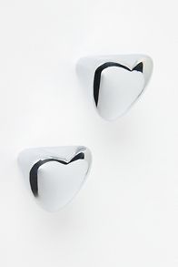 Slide View: 3: Amor Heart Knobs, Set of 2