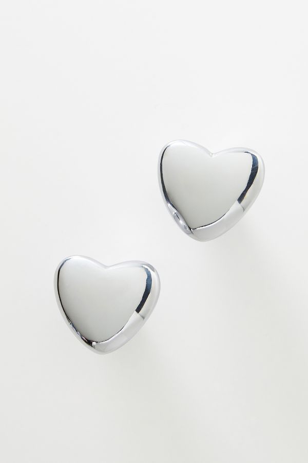 Slide View: 2: Amor Heart Knobs, Set of 2