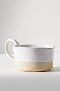 Slide View: 2: Glazed Garage Bolsa Pitcher