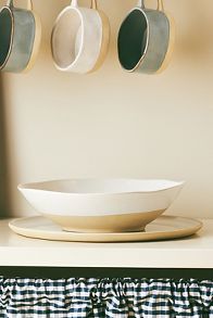 Slide View: 1: Glazed Garage High Tide Serving Bowl