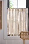 Thumbnail View 1: Mindra Striped Cotton Café Curtains, Set of 2