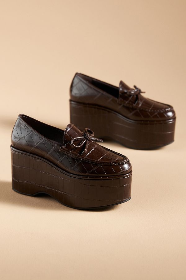 Slide View: 3: Jeffrey Campbell Platform Loafers