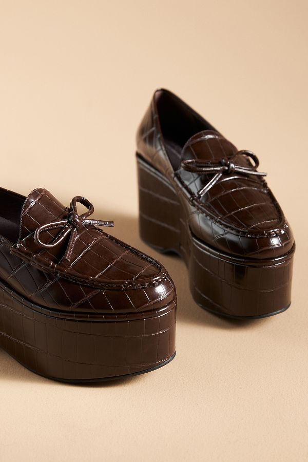 Slide View: 4: Jeffrey Campbell Platform Loafers