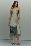 Thumbnail View 1: Hutch Strapless Column Satin Maxi Dress