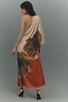 Thumbnail View 2: Hutch One-Shoulder Column Satin Maxi Dress