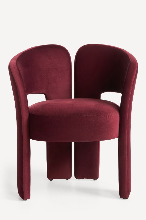 Slide View: 5: Celeste Velvet Dining Chair