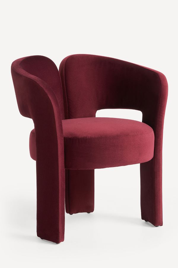 Slide View: 6: Celeste Velvet Dining Chair