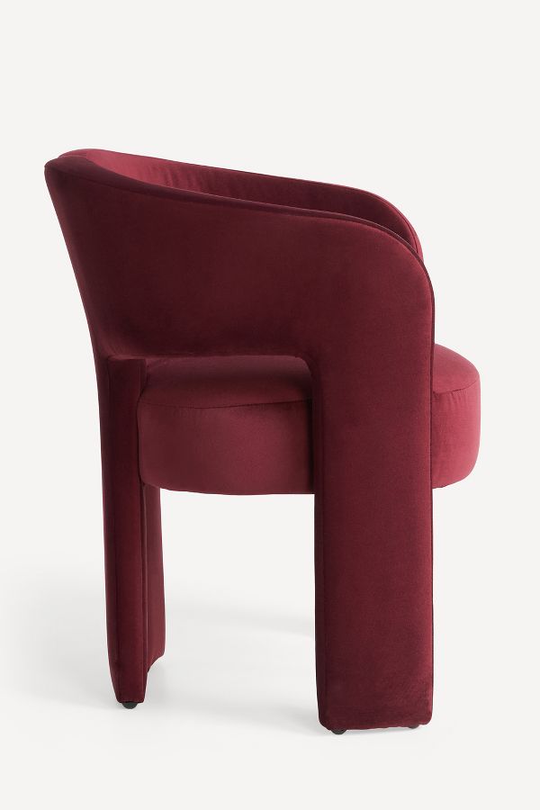 Slide View: 7: Celeste Velvet Dining Chair