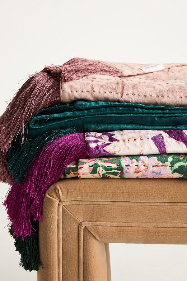 Slide View: 3: Valentina Velvet Throw Blanket