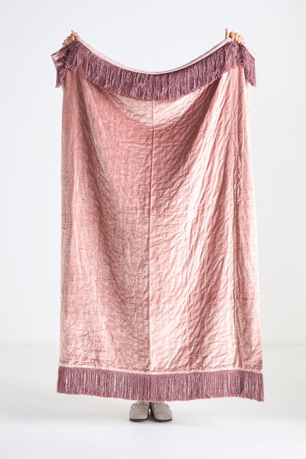 Slide View: 1: Valentina Velvet Throw Blanket