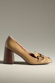 Slide View: 1: Bibi Lou Zagreb Wood Stacked Heels