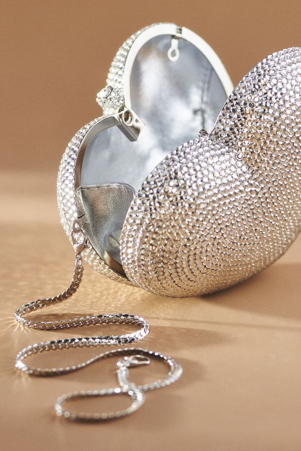 Slide View: 3: Rae of Light Embellished Heart Bag