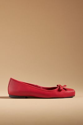 Maeve Square-Toe Ballet Flats