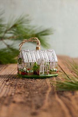 Greenhouse Glass Ornament