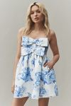 Thumbnail View 1: Sachin & Babi Sloane Sleeveless Double-Bow Taffeta Mini Dress