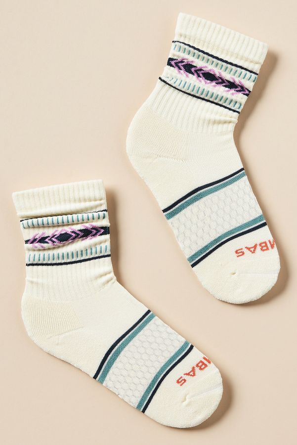 Slide View: 1: Bombas Ticking Stripe Socks