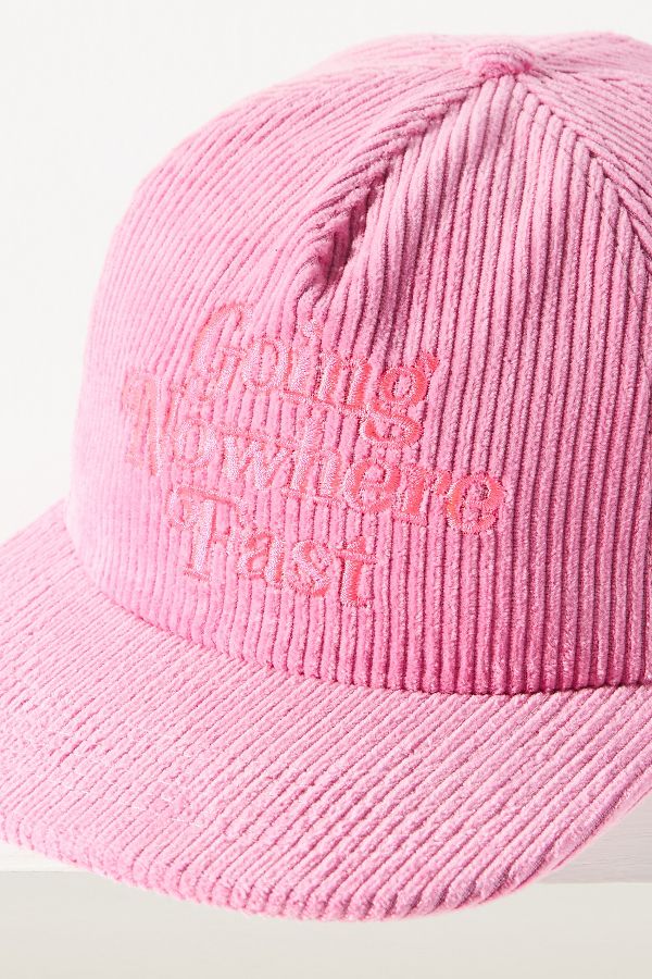 Slide View: 4: Ascot + Hart Going Nowhere Fast Corduroy Baseball Cap