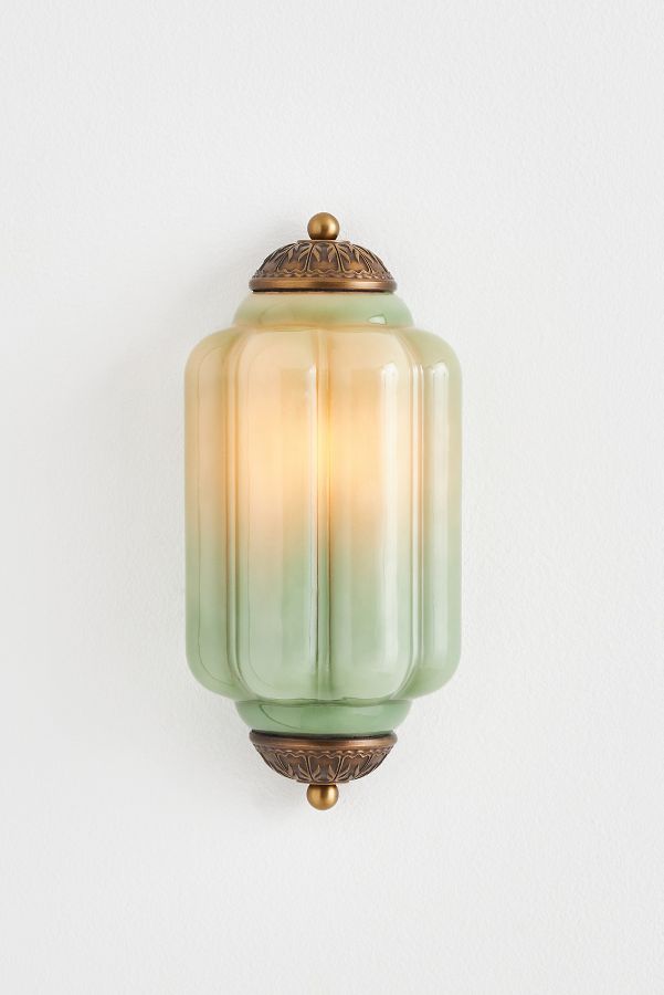 Slide View: 3: Eloise Glass Flush Sconce