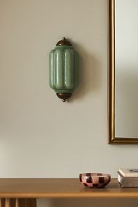 Slide View: 1: Eloise Glass Flush Sconce