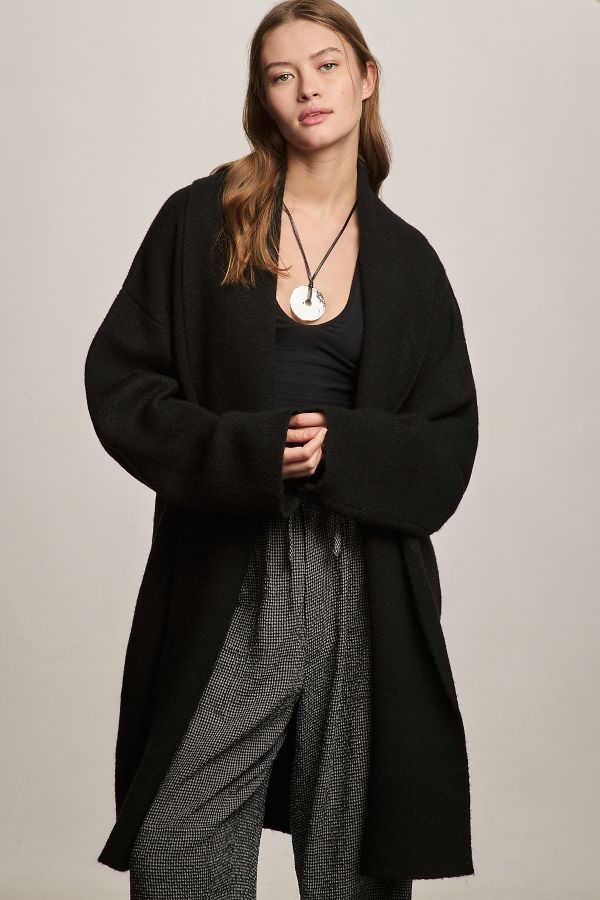 Slide View: 2: The Mariel Longline Cardigan Sweater