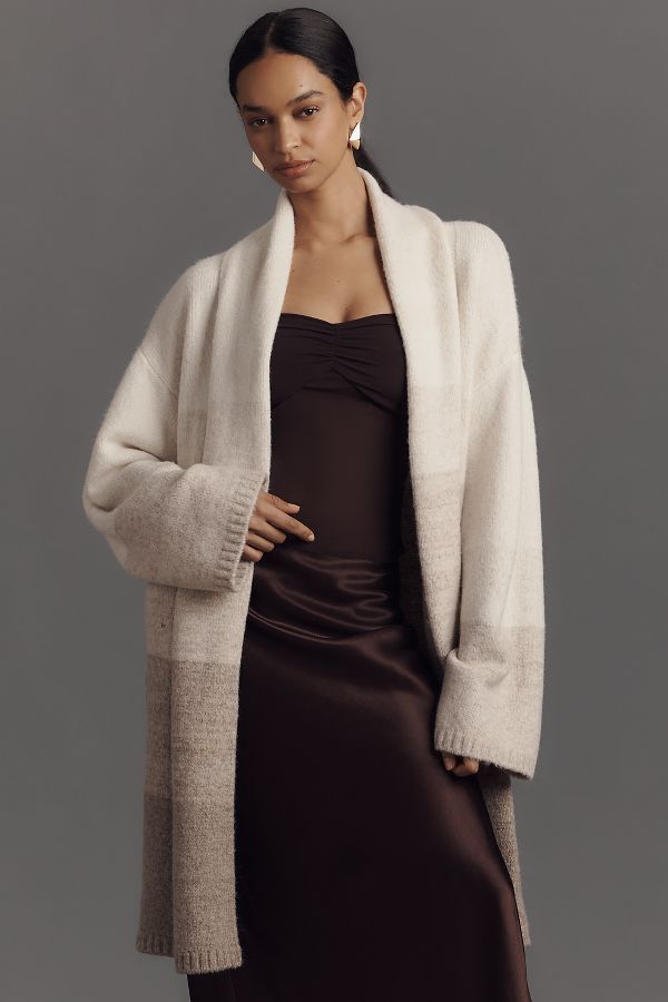 Slide View: 4: The Mariel Longline Cardigan Sweater