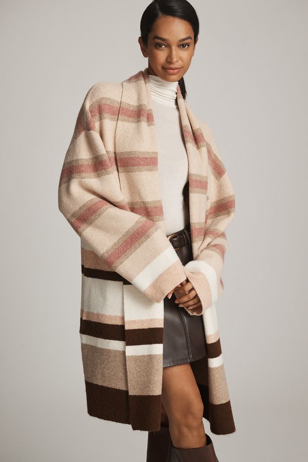 Slide View: 1: The Mariel Longline Cardigan Sweater