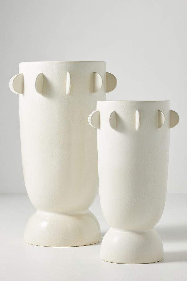 Slide View: 2: Half Moon Ceramic Vase