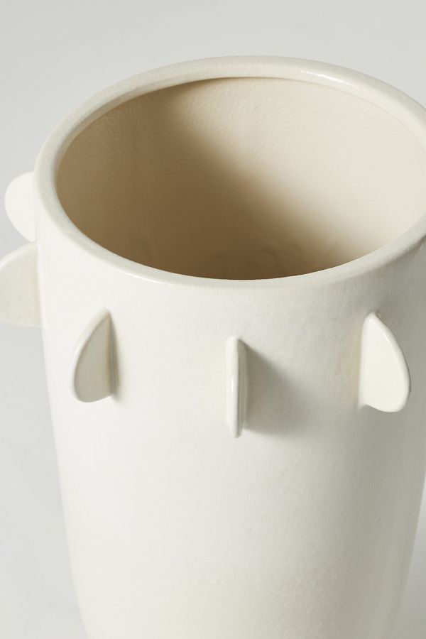 Slide View: 3: Half Moon Ceramic Vase