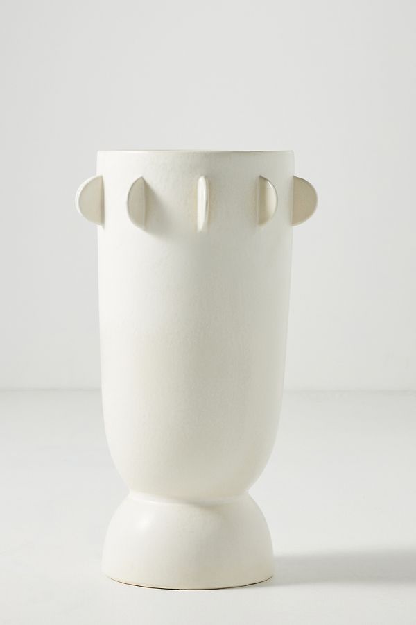 Slide View: 1: Half Moon Ceramic Vase