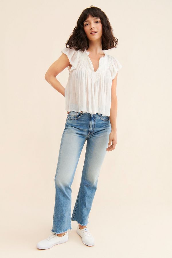 Slide View: 1: Denimist Jaclyn Slim Kick Flare Jeans