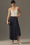 Thumbnail View 1: Maeve Edie Asymmetrical Stitched Midi Skirt