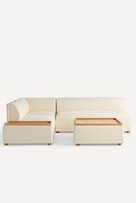 Slide View: 5: Celine Performance Weave Modular Armless Sofa