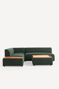 Slide View: 1: Celine Performance Weave Modular Armless Sofa