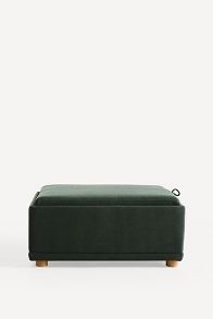 Slide View: 2: Celine Performance Weave Modular Large Ottoman