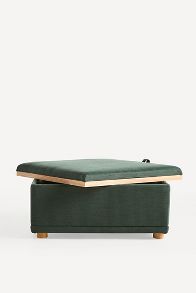 Slide View: 5: Celine Performance Weave Modular Large Ottoman