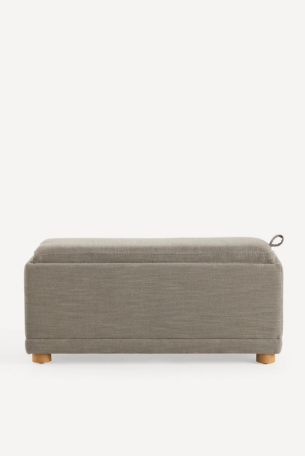 Slide View: 1: Celine Performance Weave Modular Small Ottoman