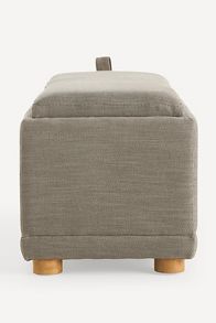 Slide View: 6: Celine Performance Weave Modular Small Ottoman