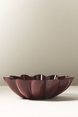 Metal Petal Decorative Bowl