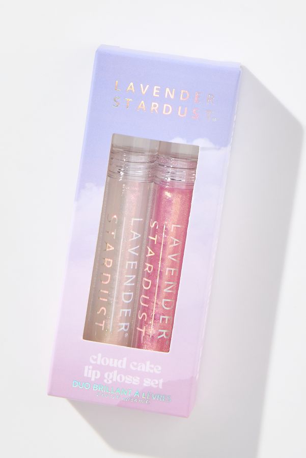 Slide View: 1: Lavender Stardust Cloud Cake Lip Gloss Set