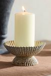 Thumbnail View 2: Iron Ruffle Pillar Candle Holder, Large