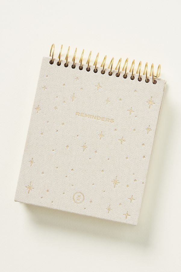 Slide View: 1: Wit & Delight x Anthropologie Hardcover Spiral Notepad